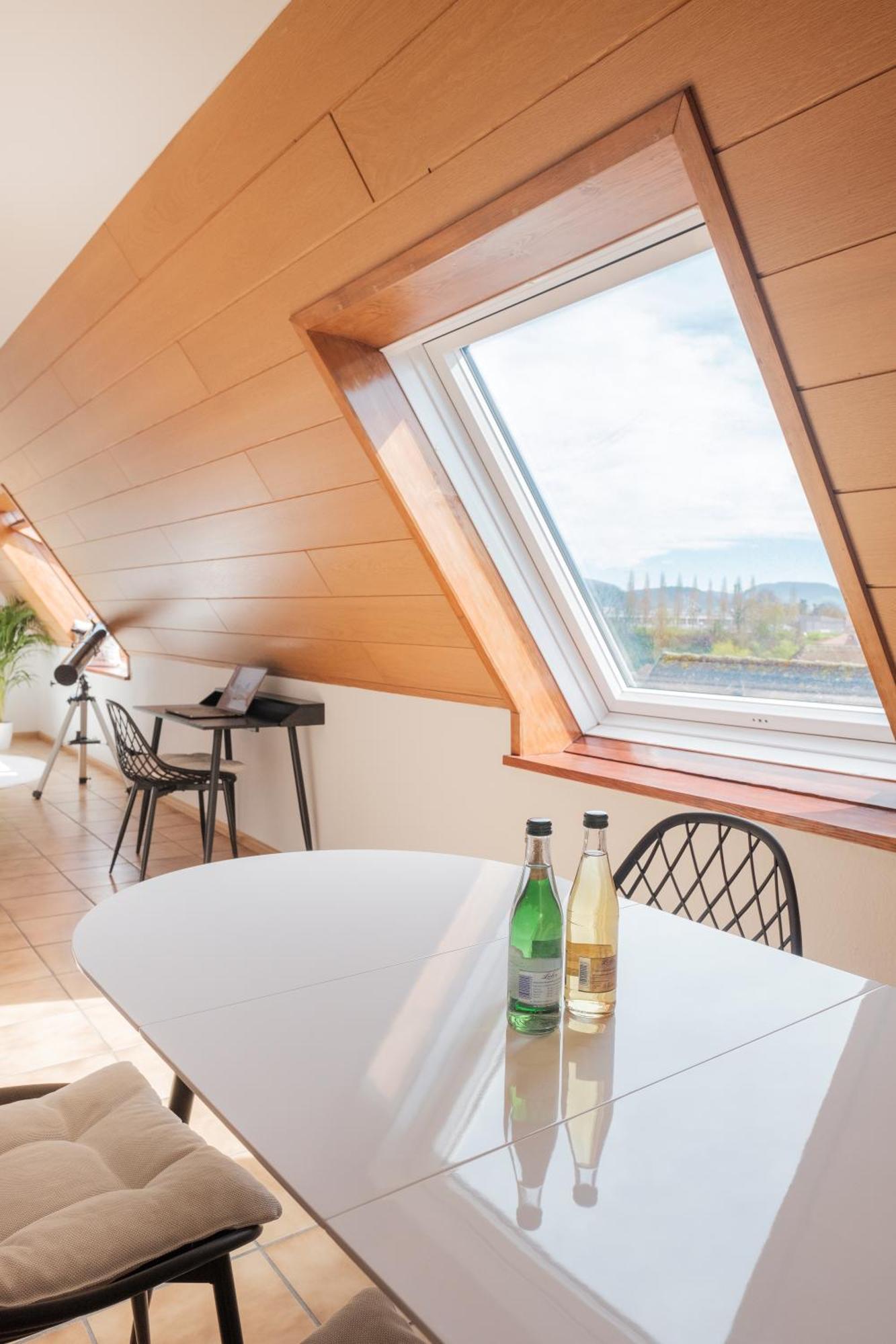 Neu Deluxe Suite Muensterblick, Maisonette, Kingsize Bett, Kueche, Netflix, Aussicht, E-Kamin Bad Säckingen Exterior foto